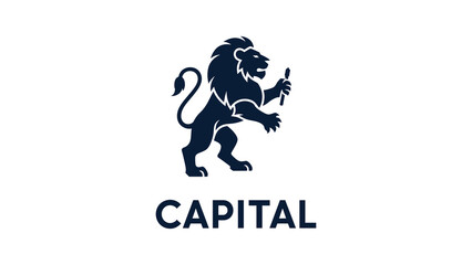Capital Group logo featuring a lion holding a quill.