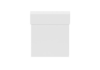 White gift box, transparent background
