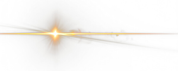 Cosmic star light glow flash beam shining with radiant energy burst.
