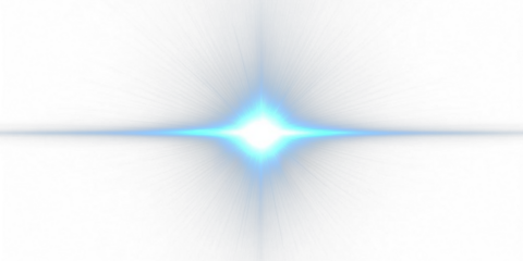 Glow star blue flash beam light radiant burst cosmic shine energy optic.
