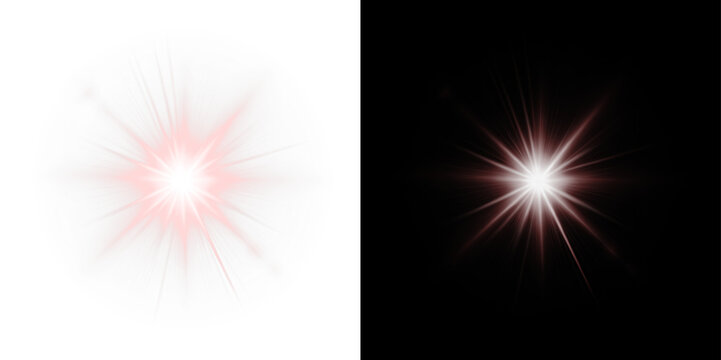 This bright light burst PNG overlay is perfect for photo