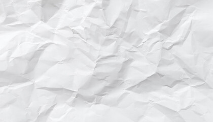 Crumpled wrinkled white paper texture with detailed folds creating clean minimal abstract surface inspired  Pantone Color of the year 2026. Art design background.