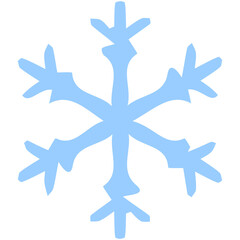 Fototapeta premium Blue frost flakes.