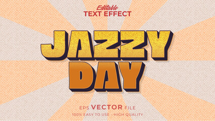 International Jazz Day - Editable Text Effect