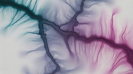Stunning abstract design resembling flowing rivers in teal, purple, and gray hues for modern backgrounds, creative projects, and striking visuals