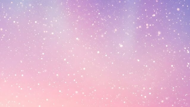 Soft pastel gradient background with sparkling particles and gentle light rays