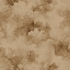 Abstract sepia tone textured paint splatter pattern