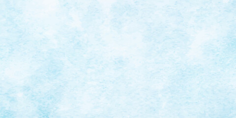 Obraz premium Abstract blue watercolor background texture with light winter snow and cold paper pattern