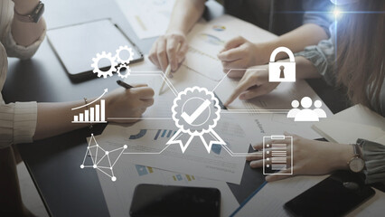 All-in-one certified productivity application managing tasks, analytics, and security certified platform. Quality Assurance QA for business software certified application, ensuring data security, user