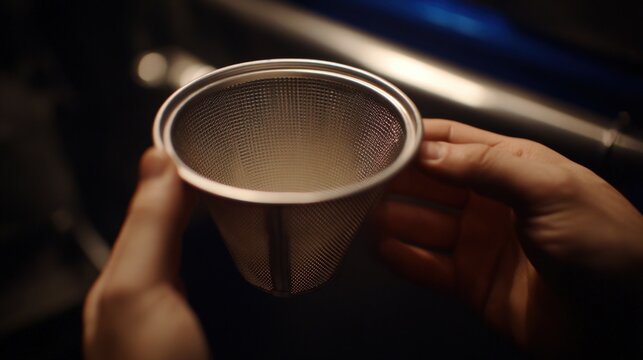 Medium shot focusing on the vacuum filter replacement process for an upright vacuum to prevent motor strain and sustain suction power.