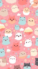 Obraz premium New year pattern mammal animal.