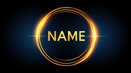 commemoration. Golden laurel wreath encircling glowing name inscription, honor theme, elegant composition. event programs, museum guides, designed for cultural heritage projects and event programs.