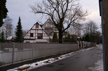 Street  view in P&auml;rnu, Estonia, Europe