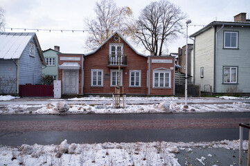 Street  view in P&auml;rnu, Estonia, Europe