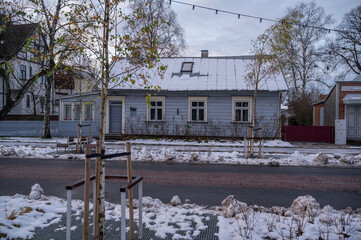 Street  view in P&auml;rnu, Estonia, Europe