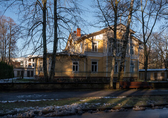 Street  view in P&auml;rnu, Estonia, Europe