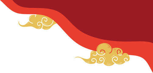 Chinese New Year Corner with Cloud