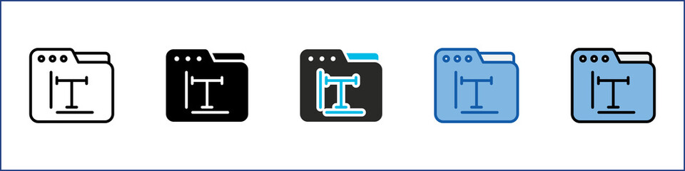 Font Single Icon Multistyle