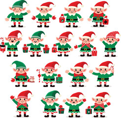 Cute Fantasy Elf Character Illustration | Magical Cartoon Mascot Design | Mythical Forest Creature Vector