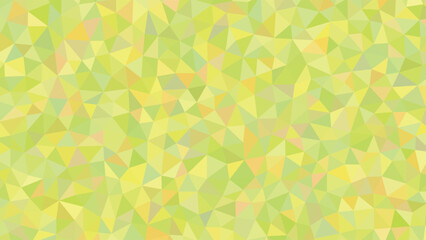 Abstract geometric background triangular mosaic with light green and yellow colors modern vector pattern for graphic design
