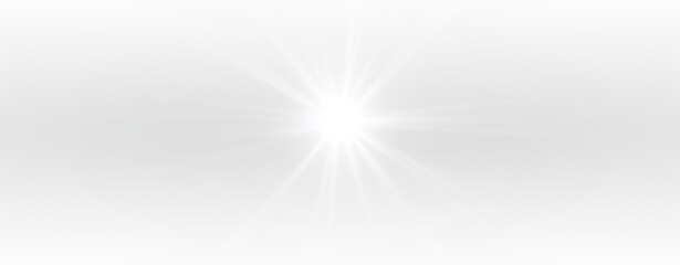 Bright radiant flash star glow beam light forming luminous cosmic burst.
