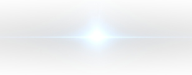 Star bright flash beam glow light blue cosmic radiant shine burst.
