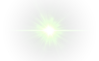 Flash green glow star light beam cosmic radiant burst shine energy laser.
