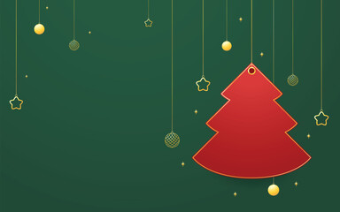 Christmas label. Festive Christmas text box vector. Perfect for seasonal messages or text and greetings.