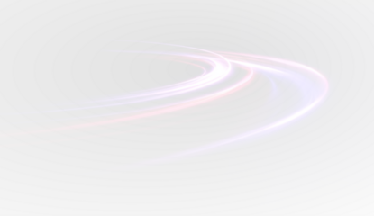 Neon stripes in the form of drill, turns and swirl. Illustration of high speed concept. Image of speed motion on the road. Vector PNG. Image of speed motion on the road