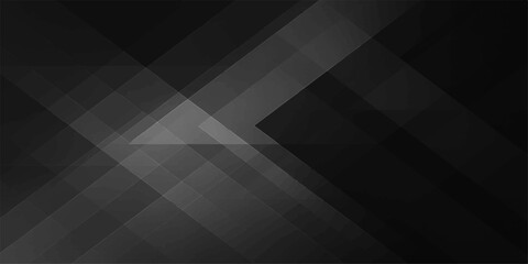Obraz premium Abstract black and white geometric pattern illustration for technology background design