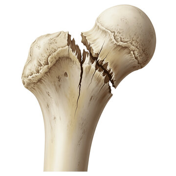 Broken Femur Bone Medical Illustration Human Leg Injury Transparent PNG