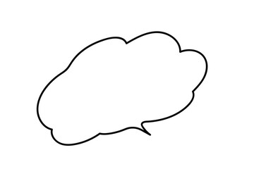 シンプルで可愛い吹き出し