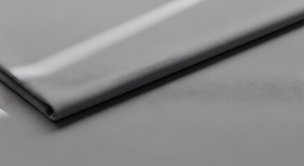 Subtle Gray Fabric Folds with Delicate Texture and Soft Illumination