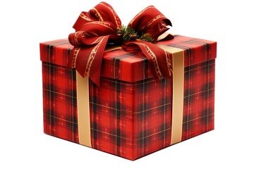 Naklejka premium Christmas box gift celebration decoration.