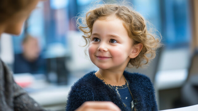 Little girl engaging in therapy session with child psychologist pediatric mental health play therapy services child counseling emotional development support youth behavioral