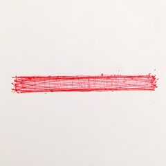 Bold Red Stripe Across Minimalistic White Background Creating Strong Visual Contrast