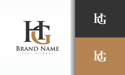 monogram letter HG classic logo