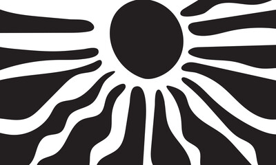 Sun abstract sunrays vector.   sun rays, sun light  icon. vector illustration. EPS 10/AI