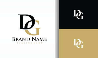 monogram letter DG classic logo