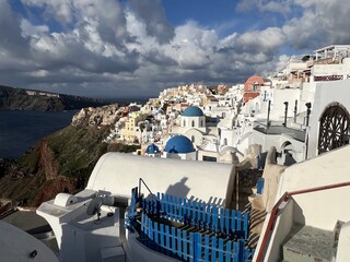 ギリシャサントリーニ島イアの景色