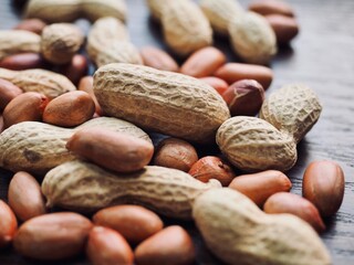 유기농 견과류 땅콩, 음식, 간식
