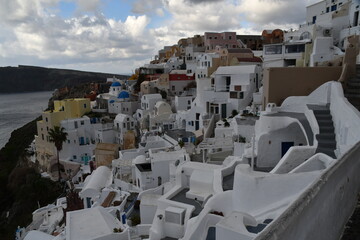 ギリシャサントリーニ島イアの景色