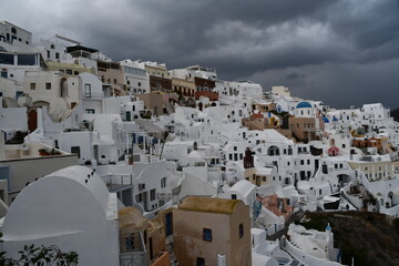 ギリシャサントリーニ島イアの景色