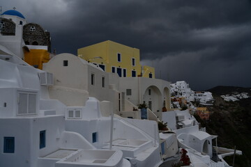 ギリシャサントリーニ島イアの景色