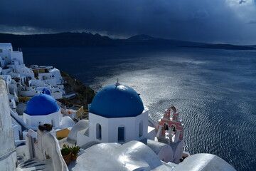 ギリシャサントリーニ島イアの景色