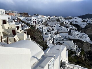 ギリシャサントリーニ島イアの景色