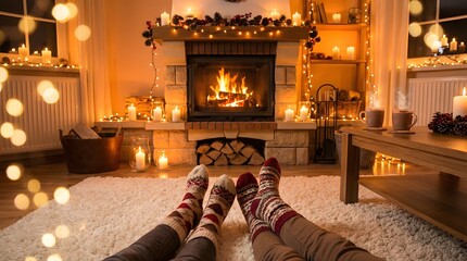 Fireplace Cozy Living Room