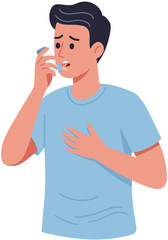 Man with Asthma 