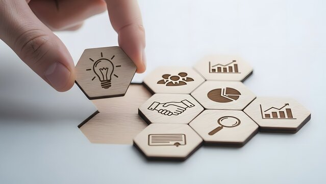 Completing business strategy with innovation and collaboration for success