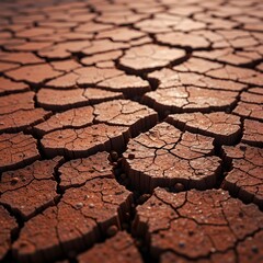 dry cracked ground